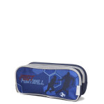 Trousse phil�as sport football - 2 compartiments bleu