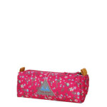 Trousse poids plume liberty - 2 compartiments liberty framboise rose