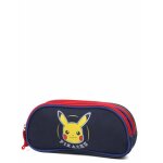 Trousse pokemon pikachu - 2 compartiments noir