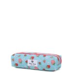 Trousse pol fox strawberry - 2 compartiments bleu rose
