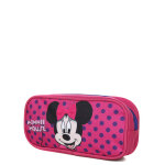 Trousse rectangulaire minnie pois rose