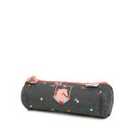 Trousse ronde cheval gris