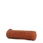 Trousse ronde en cuir the chesterfield brand mossley lea cognac marron