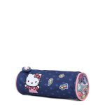 Trousse ronde hello kitty & friends marine bleu