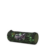 Trousse ronde jurassic world t rex kaki vert