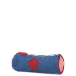 Trousse ronde kickers casual girl bleu jean