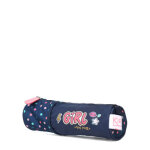 Trousse ronde kip girl you rock bleu
