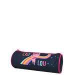 Trousse ronde lili lou rainbow bleu marine