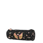 Trousse ronde lkmj glam wings noir