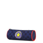 Trousse ronde super mario kart bleu