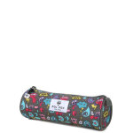 Trousse ronde pol fox rider gris