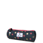 Trousse ronde pol fox wonder fox glitter gris / rose