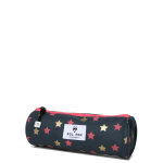 Trousse ronde pol fox wonder fox glitter gris / rose