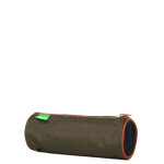 Trousse ronde tann's axel kaki / bleu vert