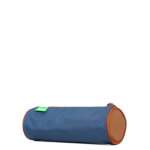 Trousse ronde tann's nils bleu / camel