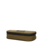 Trousse scolaire eastpak oval single army olive marron