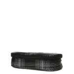 Trousse scolaire eastpak oval single checked dark noir