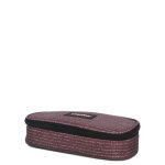 Trousse scolaire eastpak oval single melange print lines violet