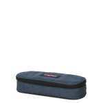 Trousse scolaire eastpak oval single triple denim bleu