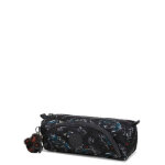 Trousse scolaire kipling cute jungle fun race noir