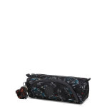 Trousse scolaire kipling cute jungle fun race noir
