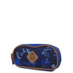 Trousse snowball dino bleu solde