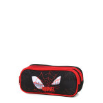 Trousse spiderman miles - 2 compartiments noir rouge