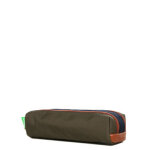 Trousse tann's axel - 2 compartiments kaki / bleu vert Trousse tann's axel - 2 compartiments kaki / bleu vert