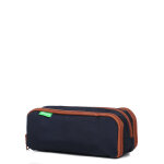 Trousse tann's camille - 3 compartiments bleu marine