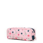 Trousse tann's caroline - 3 compartiments vert / rose