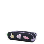 Trousse tann's giulia - 2 compartiments bleu / lilas