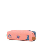 Trousse tann's jane corail / bleu rose