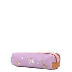 Trousse tann's mila - 2 compartiments violet / rose