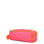 Trousse tann's sidonie - 3 compartiments rose / orange