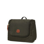 Trousse de toilette bric's x - travel - avec crochet olive vert Trousse de toilette bric's x - travel - avec crochet olive vert