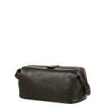 Trousse de toilette en cuir g�rard h�non arizona choco marron
