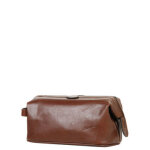 Trousse de toilette en cuir grard hnon arizona marron