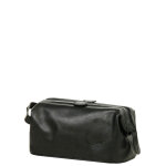 Trousse de toilette en cuir g�rard h�non arizona noir