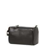 Trousse de toilette en cuir gérard hénon golf 2 zip choco marron Trousse de toilette en cuir gérard hénon golf 2 zip choco marron