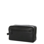 Trousse de toilette en cuir jump boston noir Trousse de toilette en cuir jump boston noir