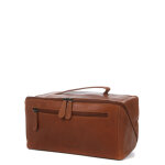 Trousse de toilette en cuir the chesterfield brand trevia cognac marron