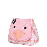 Trousse de toilette les déglingos pomelos pomelos l'autruche rose Trousse de toilette les déglingos pomelos pomelos l'autruche rose