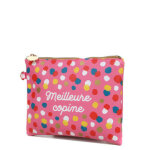 Trousse de toilette dlp paix meilleure copine rose solde