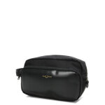 Trousse de toilette fred perry nylon wash bag black / gold noir