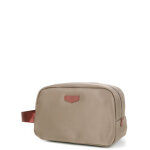 Trousse de toilette hexagona pop taupe marron