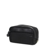 Trousse de toilette en cuir katana charm noir