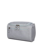 Trousse de toilette kinston atlantic 23. 5 cm - avec crochet gris clair Trousse de toilette kinston atlantic 23. 5 cm - avec crochet gris clair