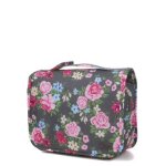 Trousse de toilette periea amelia grey floral gris