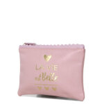 Trousse de toilette derrière la porte paix la vie est belle rose Trousse de toilette derrière la porte paix la vie est belle rose