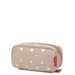 Trousse de toilette reisenthel multicase metallic dots coffee beige